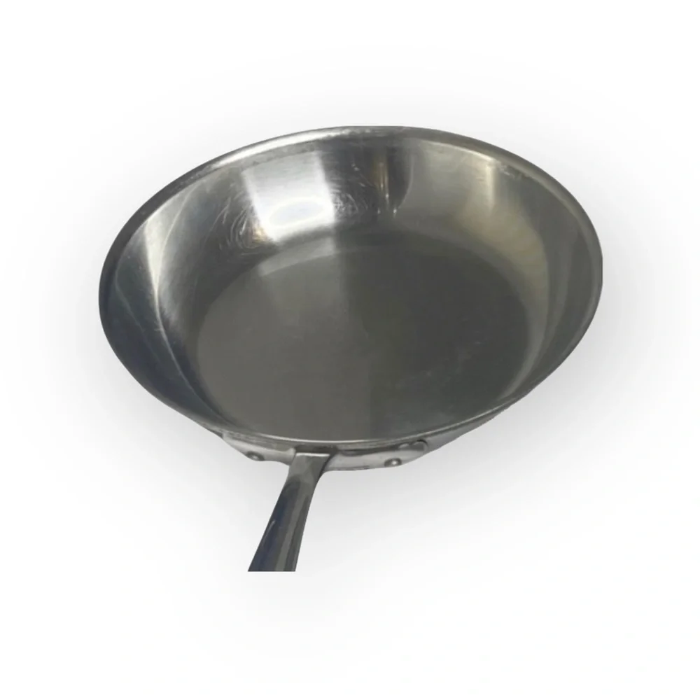 All Clad ★ Polished Stainless Steel 10 Inch Fry Pan ★ Professional Cookware ★ - Picture 11 of 16